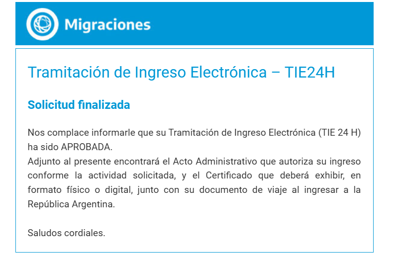  argentina Digital Nomad Visa approved